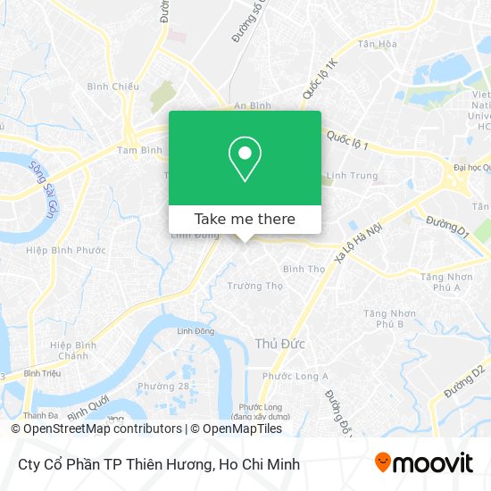 Cty Cổ Phần TP Thiên Hương map