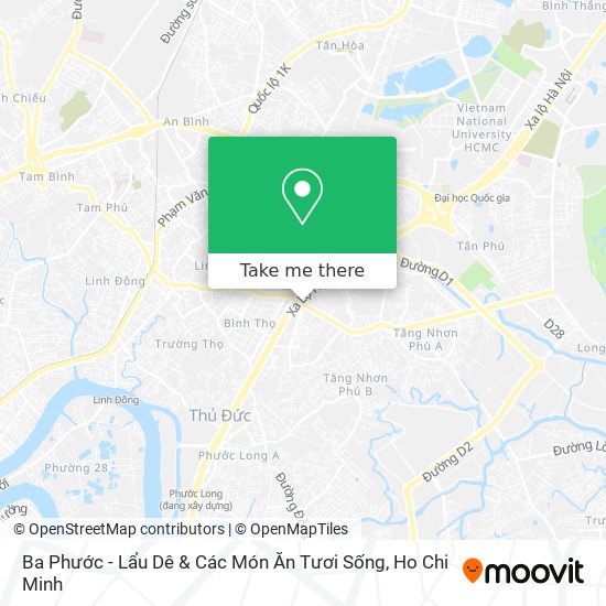 Ba Phước - Lẩu Dê & Các Món Ăn Tươi Sống map