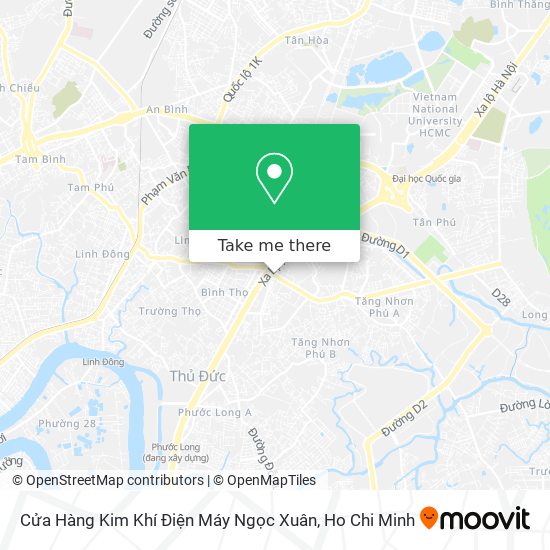 Cửa Hàng Kim Khí Điện Máy Ngọc Xuân map