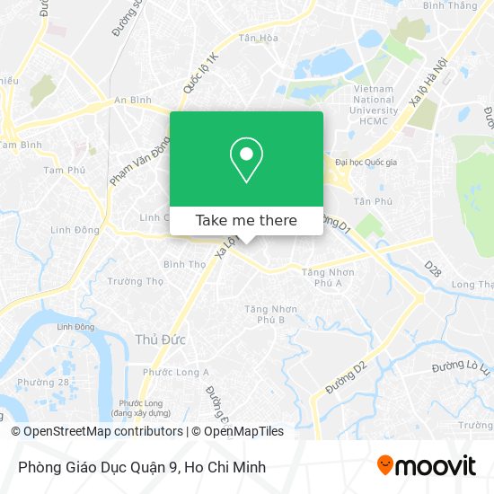Phòng Giáo Dục Quận 9 map