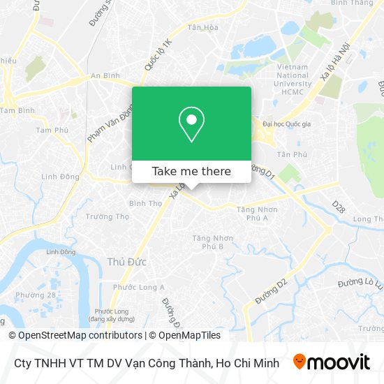 Cty TNHH VT TM DV Vạn Công Thành map