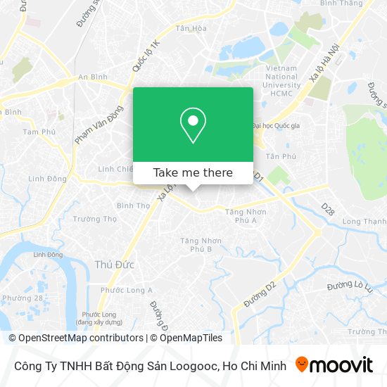Công Ty TNHH Bất Động Sản Loogooc map