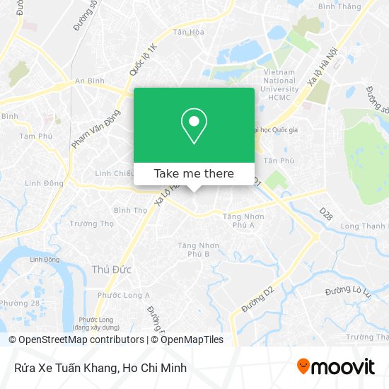 Rửa Xe Tuấn Khang map