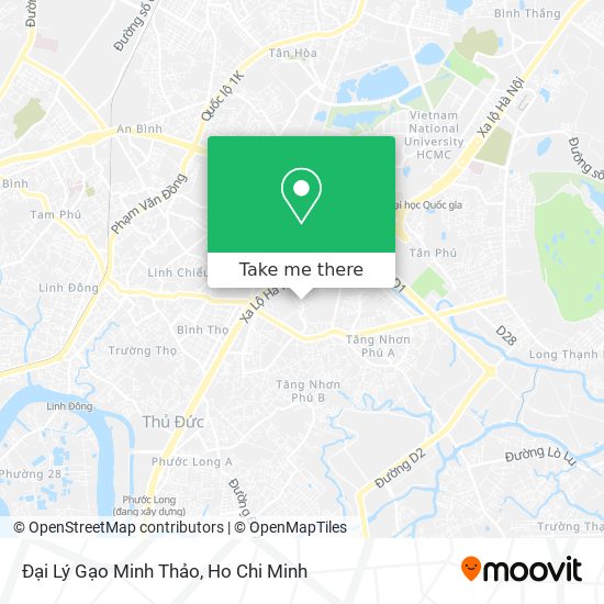 Đại Lý Gạo Minh Thảo map