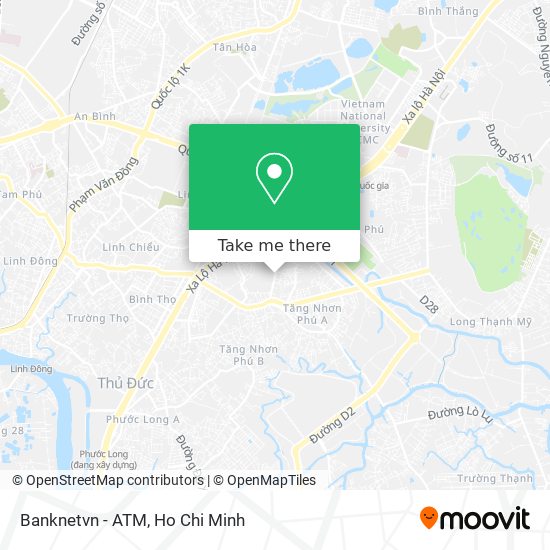 Banknetvn - ATM map