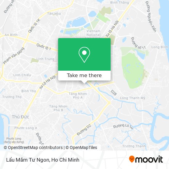 Lẩu Mắm Tư Ngon map