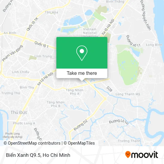 Biển Xanh Q9.5 map