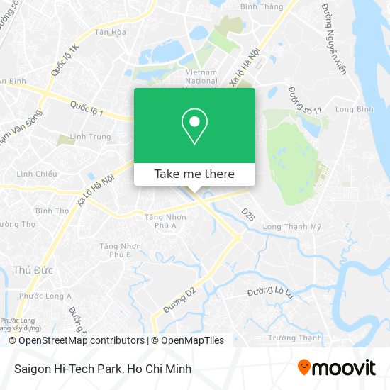 Saigon Hi-Tech Park map