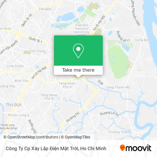 Công Ty Cp Xây Lắp Điện Mặt Trời map