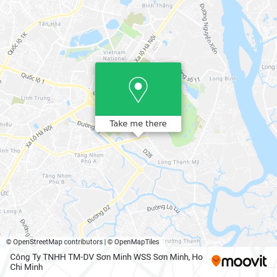 Công Ty TNHH TM-DV Sơn Minh WSS Sơn Minh map