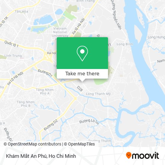 Khám Mắt An Phú map