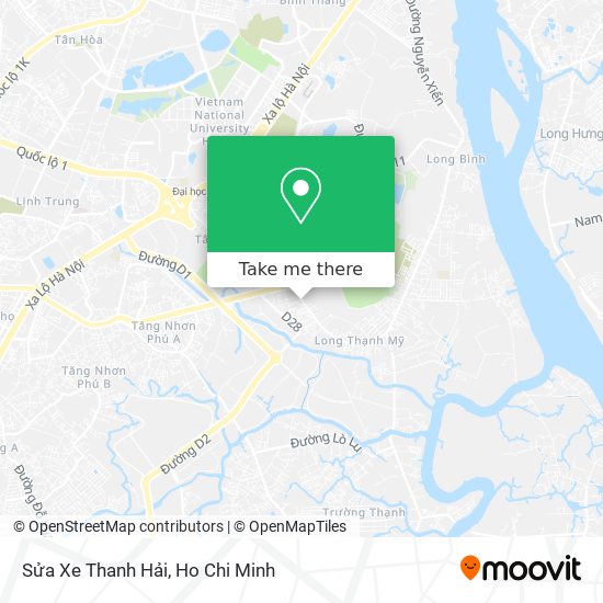 Sửa Xe Thanh Hải map