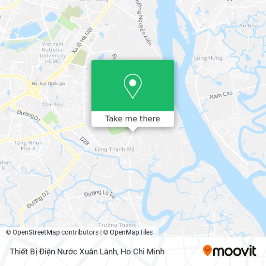Thiết Bị Điện Nước Xuân Lành map