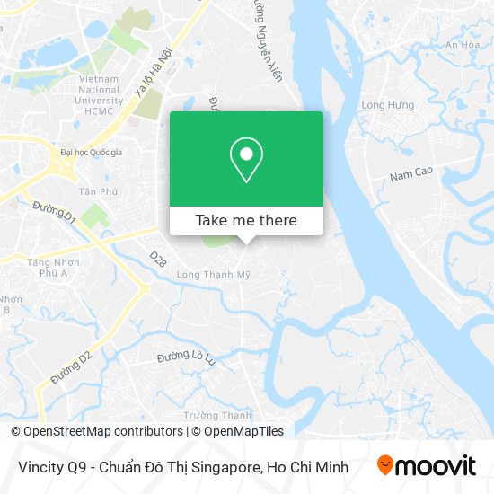 Vincity Q9 - Chuẩn Đô Thị Singapore map