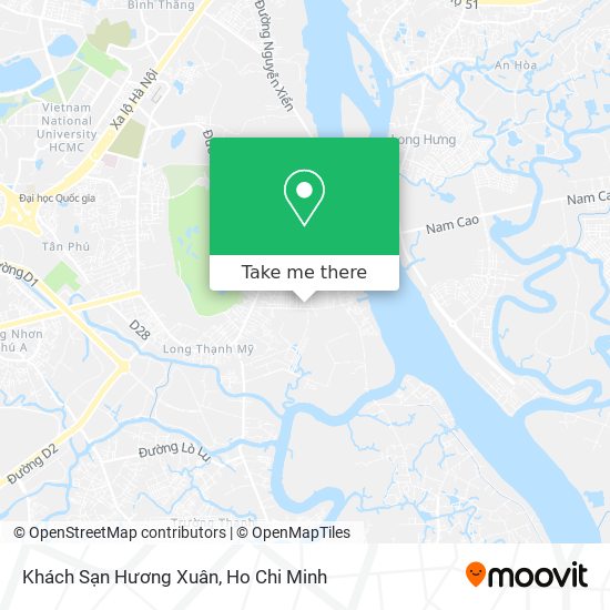 Khách Sạn Hương Xuân map