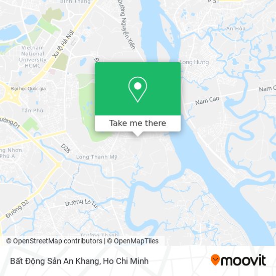 Bất Động Sản An Khang map