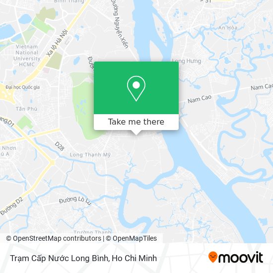 Trạm Cấp Nước Long Bình map