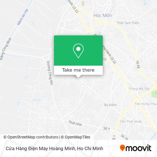 Cửa Hàng Điện Máy Hoàng Minh map