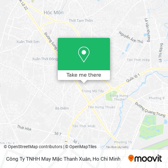 Công Ty TNHH May Mặc Thanh Xuân map