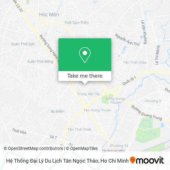 Hệ Thống Đại Lý Du Lịch Tân Ngọc Thảo map