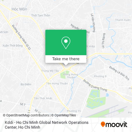 Kddi - Ho Chi Minh Global Network Operations Center map