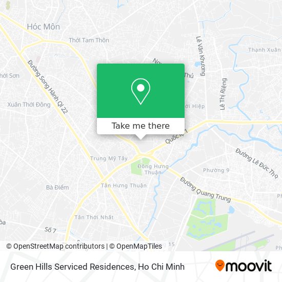 Green Hills Serviced Residences map