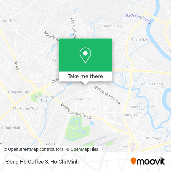 Đông Hồ Coffee 3 map