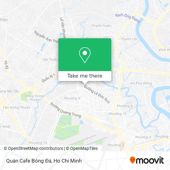 Quán Cafe Bóng Đá map