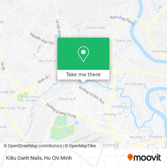 Kiều Oanh Nails map