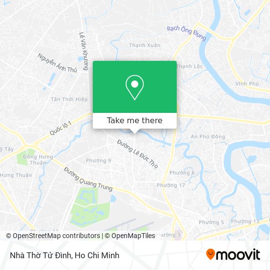 Nhà Thờ Tử Đình map