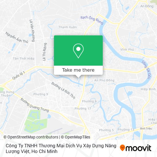 Công Ty TNHH Thương Mại Dịch Vụ Xây Dựng Năng Lượng Việt map