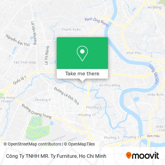 Công Ty TNHH MR. Ty Furniture map