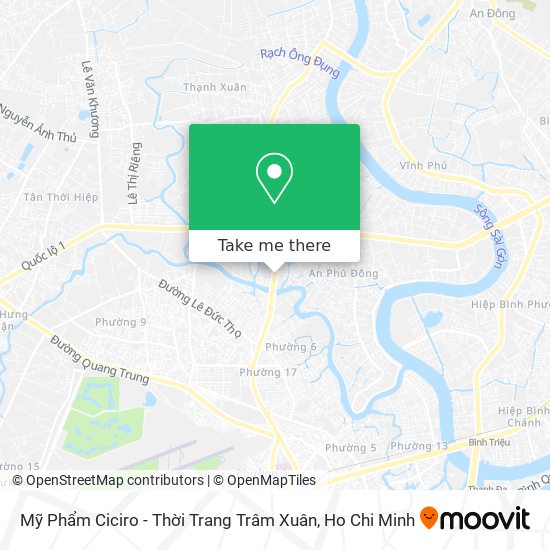 Mỹ Phẩm Ciciro - Thời Trang Trâm Xuân map