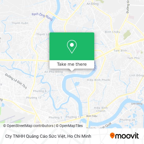 Cty TNHH Quảng Cáo Sức Việt map