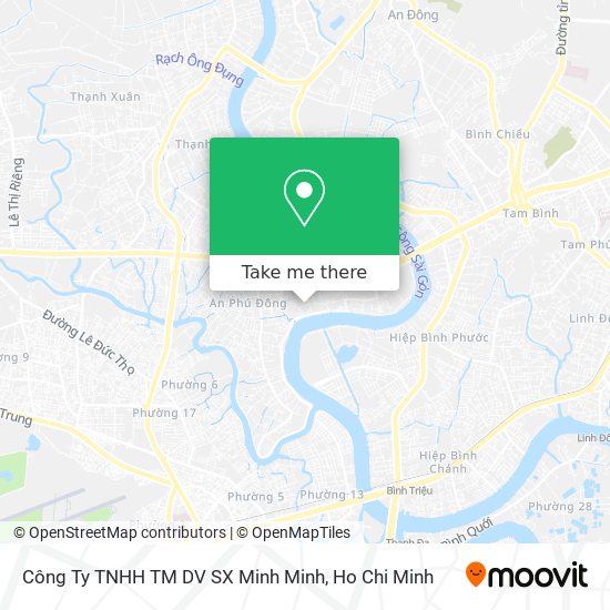 Công Ty TNHH TM DV SX Minh Minh map