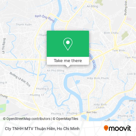 Cty TNHH MTV Thuận Hiền map