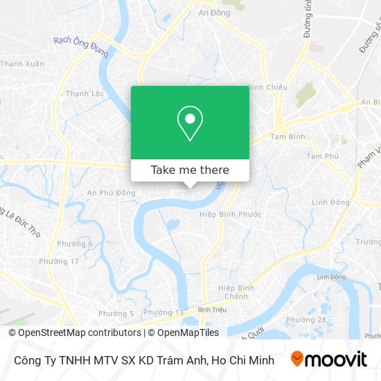 Công Ty TNHH MTV SX KD Trâm Anh map