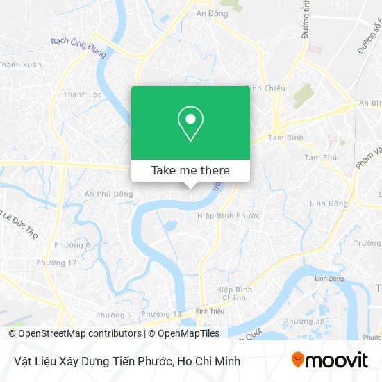 Vật Liệu Xây Dựng Tiến Phước map