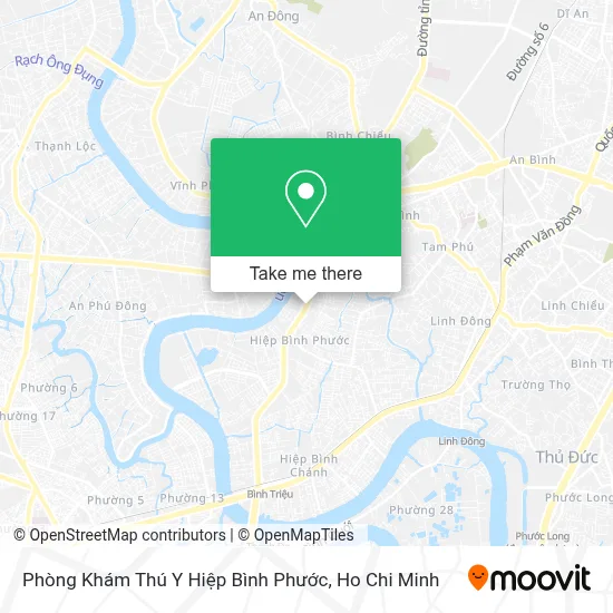 Phòng Khám Thú Y Hiệp Bình Phước map