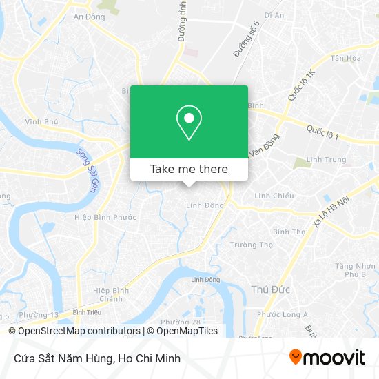 Cửa Sắt Năm Hùng map