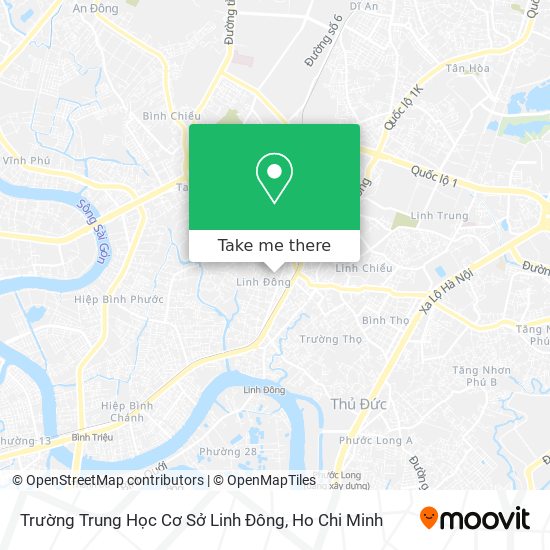 Trường Trung Học Cơ Sở Linh Đông map