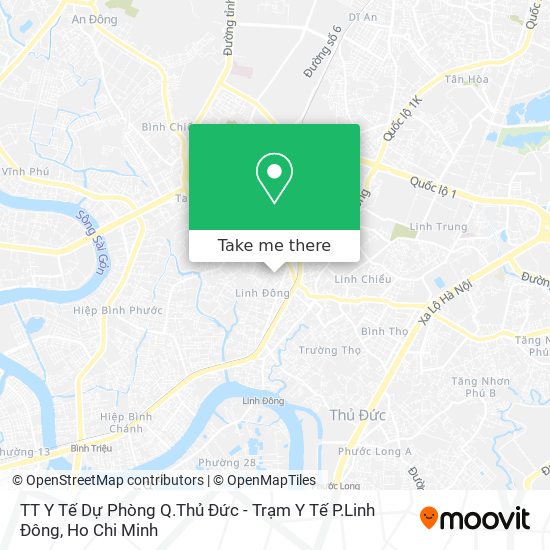 TT Y Tế Dự Phòng Q.Thủ Đức - Trạm Y Tế P.Linh Đông map