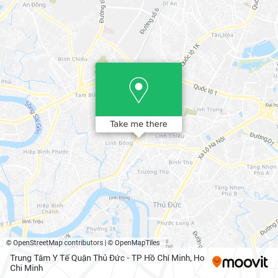 Trung Tâm Y Tế Quận Thủ Đức - TP Hồ Chí Minh map