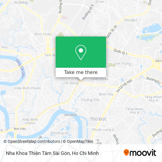 Nha Khoa Thiện Tâm Sài Gòn map