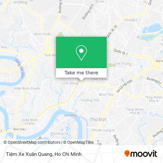 Tiệm Xe Xuân Quang map