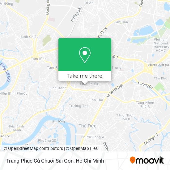 Trang Phục Củ Chuối Sài Gòn map