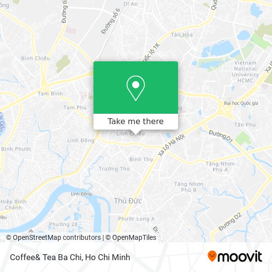 Coffee& Tea Ba Chi map