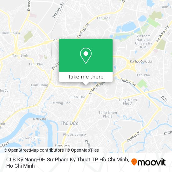 CLB Kỹ Năng-ĐH Sư Phạm Kỹ Thuật TP Hồ Chí Minh map