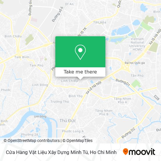 Cửa Hàng Vật Liệu Xây Dựng Minh Tú map