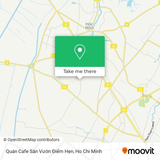 Quán Cafe Sân Vườn Điểm Hẹn map